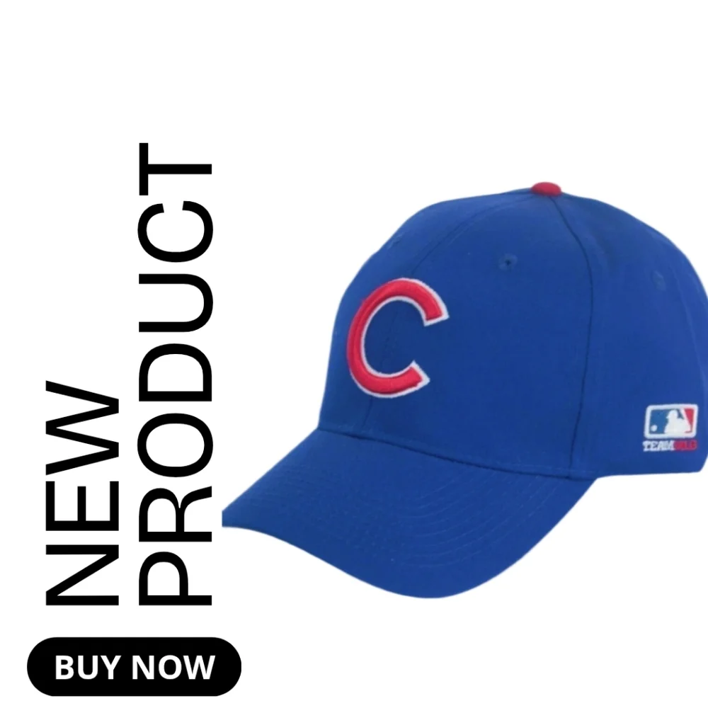 Chicago Cubs Blue And Red MLB VTG OC Sports Baseball Cap - Picture 1 of 3